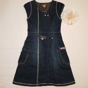 Marese > Made in France Girls Denim Dress